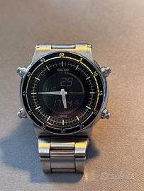 Seiko Retro Analog Digital Alarm Chronograph