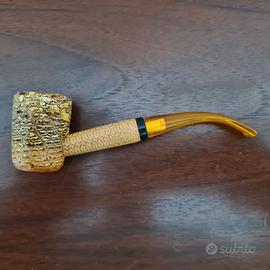 Pipa Missouri Meerschaum Corn Cob Curva