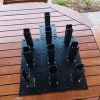 staffa porta palo per recinzione