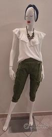 Pantaloni Cargo 3/4