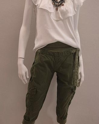 Pantaloni Cargo 3/4