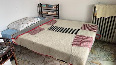 Rete letto e materasso 130x190 cm