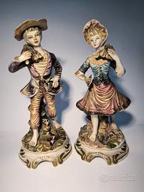 capodimonte statuine  originali anni 60 con marchi