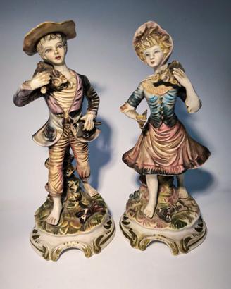 capodimonte statuine  originali anni 60 con marchi