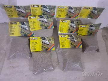 lotto 10 sacchetti terriccio modellismo ferroviari