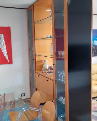 Mobile soggiorno in legno di noce originale 