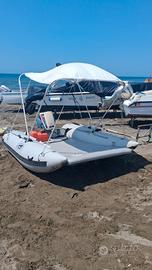 gommone catamarano 2.80 + motore  envirude 56 cv