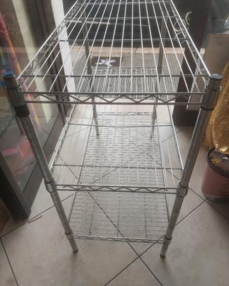 scaffale in acciaio