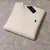 Maglione Polo Ralph Lauren bianco panna – Taglia S