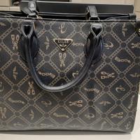 Borsa donna a spalla con manici nera 34X28X15