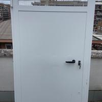 Porta da esterno In ferro zincato ( Nuova )