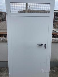 Porta da esterno In ferro zincato ( Nuova )