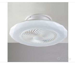 Ventilatore+led soffitto Skyron 60 cm 3 velocità