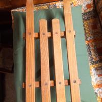 slittino in legno anni 50/60