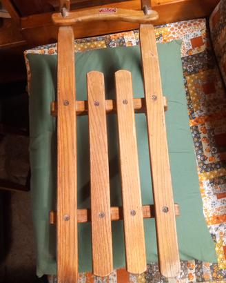 slittino in legno anni 50/60