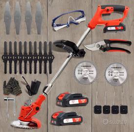 Decespugliatore  tagliaerba a batteria +KIT nuovo