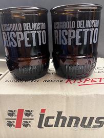 Bicchieri birra Ichnusa Limited Edition nuovi