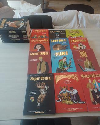Lotto 22 fumetti e graphic novel Serie Oro