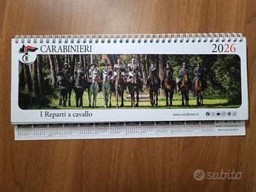 Calendario planning da tavolo Carabinieri 2026