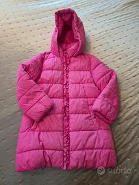 Piumino Original Marines 6/7 anni lungo fucsia