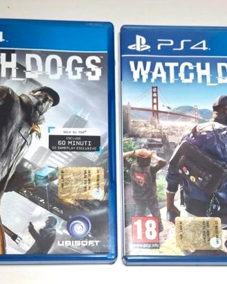 Watch Dogs 1 & 2 PS4 (2 giochi)