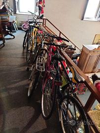 Biciclette in varie tipologie