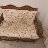 Divano in rattan