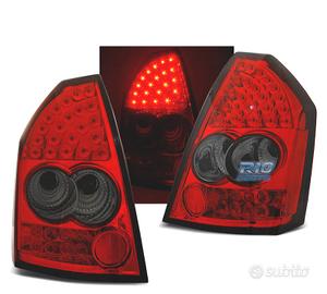 FANALI PER CHRYSLER 300C 05-08 LED ROSSO AFFUMICAT
