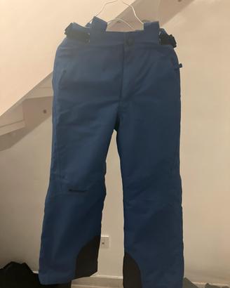 Pantalone sci bambino 9/10 anni 128cm blu Ziener