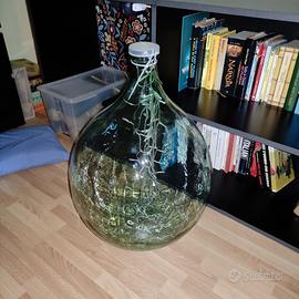 lampada vecchia damigiana