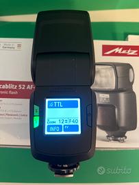 Flash Metz Megablitz 52 AF1 Digital For Nikon