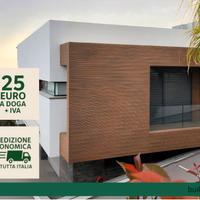 Facciata moderna in WPC effetto legno Airshield