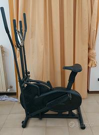 Ellittiche 2 in 1 cyclette per allenamento 