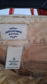 Pantalone donna velluto millerighe Abercrombie