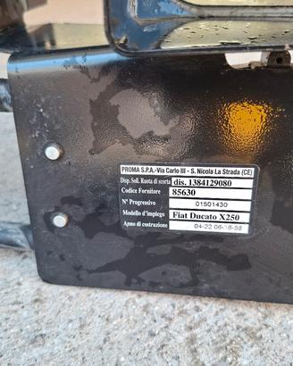 Supporto ruota di scorta Fiat Ducato
