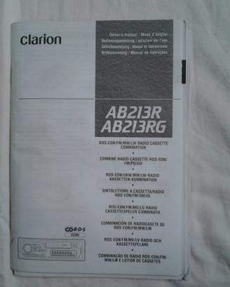 Radio cassette e Cambiatore