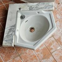 lavabo angolare antibagno come nuovo