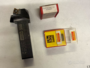 UTENSILE PER TORNITURA ESTERNA CON INSERTI