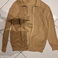 Cardigan uomo Zara Man beige tg. M