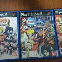 PS2 Naruto Ultimate ninja 1/2/3