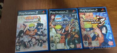 PS2 Naruto Ultimate ninja 1/2/3