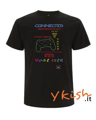 T-shirt S M L XL nuova 100% cotone biologico gioco