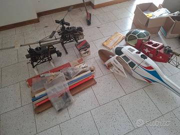 Graupner elicottero radiocomandato a scoppio