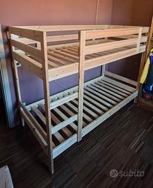Letto a castello IKEA modello MYDAL