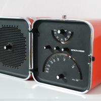 Brionvega TS502 Radio Cubo Rossa arredamento 