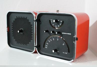 Brionvega TS502 Radio Cubo Rossa arredamento 
