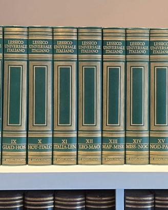 Enciclopedia Treccani Lessico Universale Italiano
