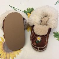 Scarpe bimbo/a in vero montone