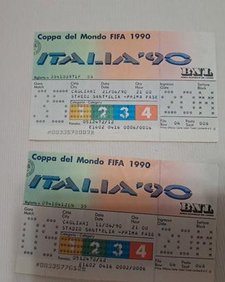 Biglietti Inghilterra vs Egitto Italia 90