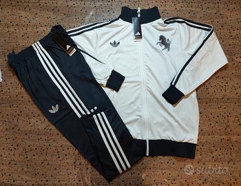 Tuta Juventus adidas zebra bianca M